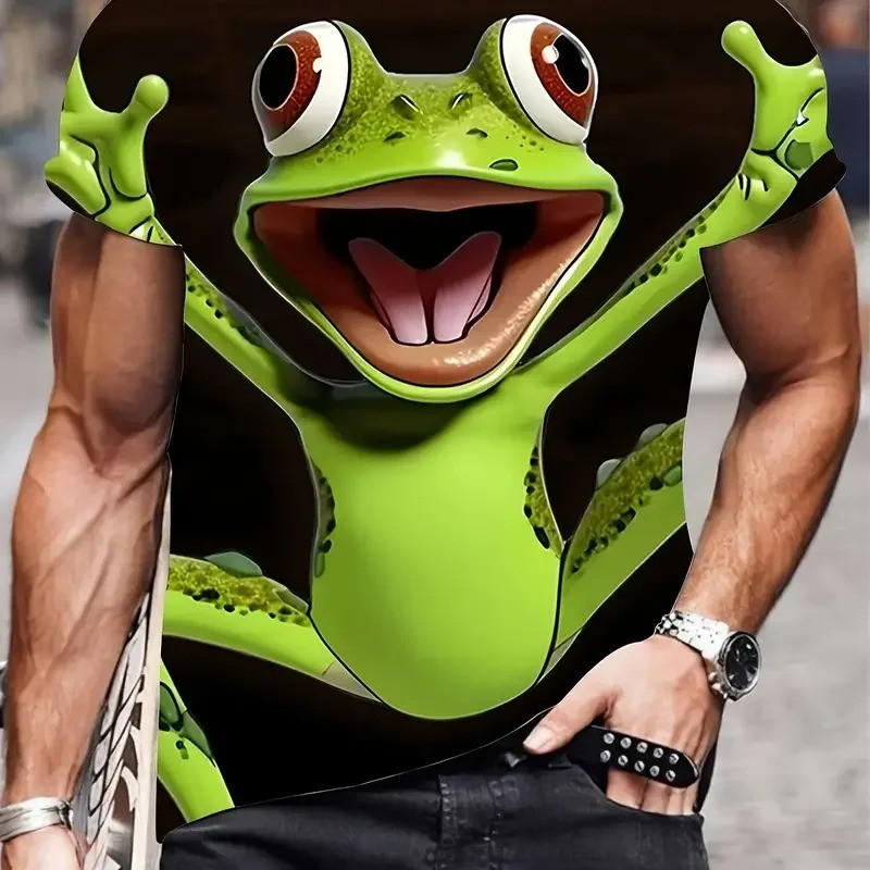 Lustiges Frosch T-Shirt "Energiesprung" | 2 knallige Farben
