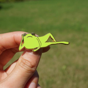 Pin 'Kecker Frosch' | Lustige & süße Geschenkidee für Sie