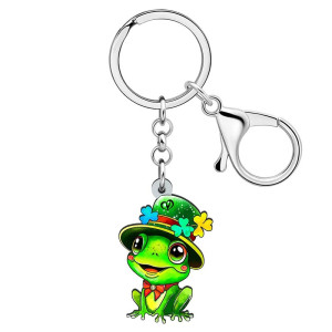 Frosch Schlüsselanhänger Glücksklee – St. Patrick Special | 1001bees