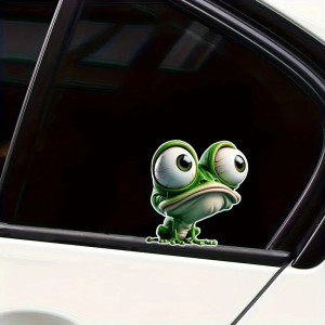 Turbo-Frosch Aufkleber | Lustiger & Origineller Sticker 14x12,5 cm