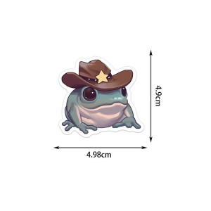 Märchenhafte Frosch Sticker | 50er-Set süße Aufkleber