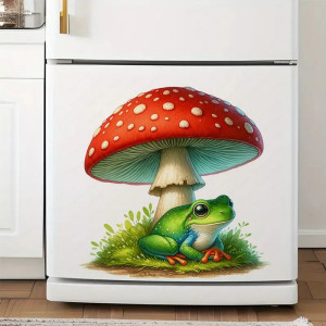 Aufkleber Süßer Waldfrosch | Aquarell Natur Deko | 5 Größen