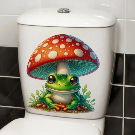 Frosch Aufkleber Natur & Entspannung – Sticker Wald – 5 Größen