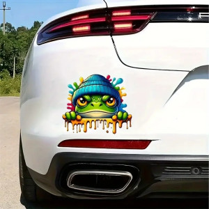 Frosch Aufkleber Street-Style – Urbaner Sticker 13x11 cm