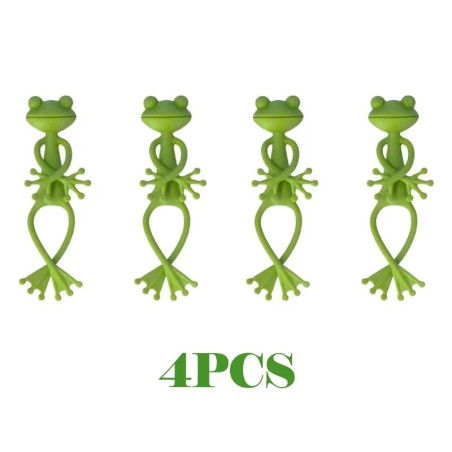 Frosch Pflanzenstütze (4er-Set) – Lustiges & nachhaltiges Zubehör