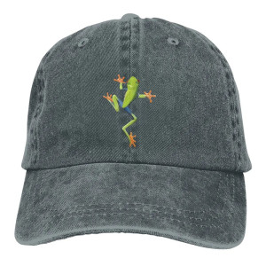 Frosch Cap „Akrobatischer Laubfrosch“ 🐸 – Bestickt & Vintage