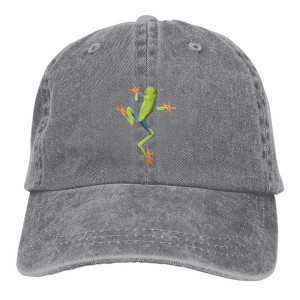 Frosch Cap „Akrobatischer Laubfrosch“ 🐸 – Bestickt & Vintage