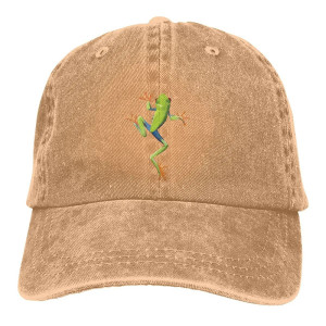 Frosch Cap „Akrobatischer Laubfrosch“ 🐸 – Bestickt & Vintage
