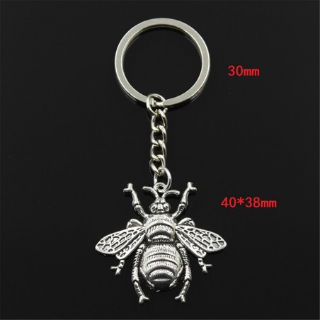 Porte-clé voiture couleur Bronze ou argent détails