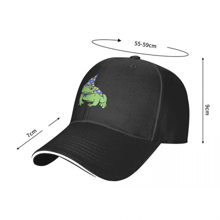 Zauberer-Frosch Cap – Lustiger & Fantasievoller Stil