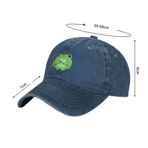 Frosch Cap 'Blumen-Cowboy' – Süßer & Ländlicher Vintage-Look