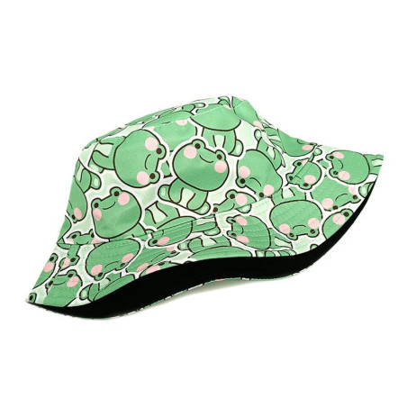 Süßer Frosch & Biene Fischerhut – Einzigartiges Kawaii-Design