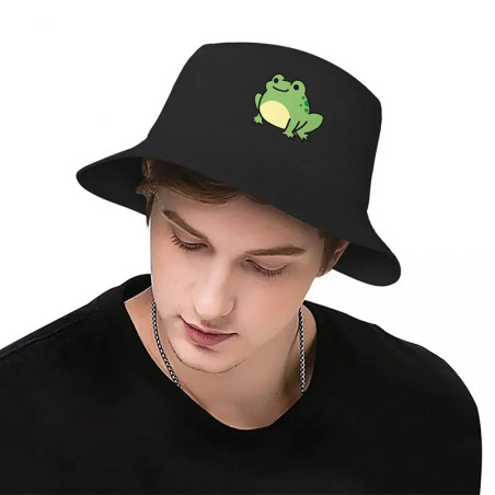 Fischerhut Frosch Süß | Bucket Hat für den Sommer | Geschenk