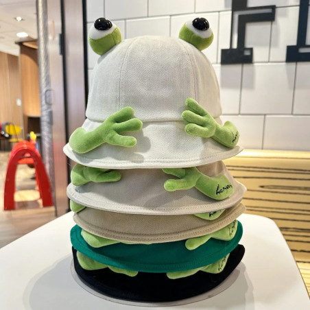 Kuschelfrosch Anglerhut – Süßer Frosch Hut in 4 Farben