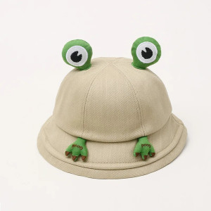 Froschhut 'Neugierpfötchen' – Lustiger Fischerhut in 4 Farben