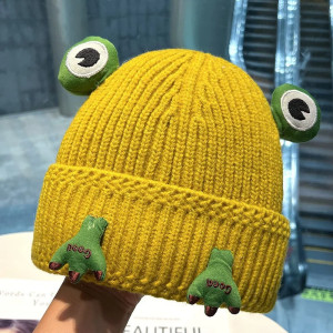 Lustige Froschmütze mit Beinen - Süße Wintermütze | 1001bees