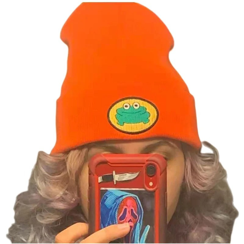 Lustige Frosch-Mütze – Süßer & warmer Beanie – 5 Farben