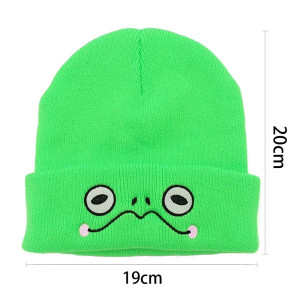 Lustige Frosch Beanie – Strickmütze in 2 Farben | 1001BEES