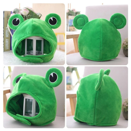 Froschmütze 'QuakQuak' – Weiches Fleece & Lustiger Look