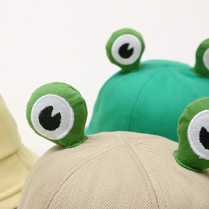 Froschhut 'Neugierpfötchen' – Lustiger Fischerhut in 4 Farben