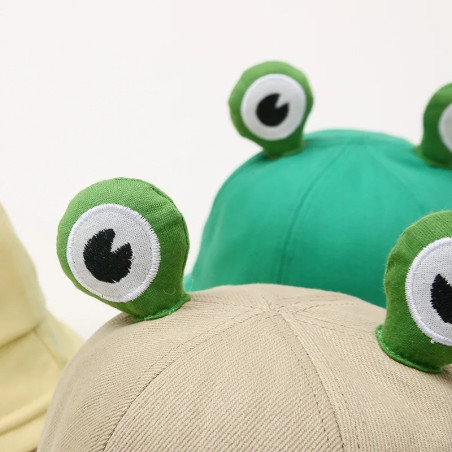 Froschhut 'Neugierpfötchen' – Lustiger Fischerhut in 4 Farben