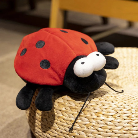 Lustiges Marienkäfer Plüschtier – Weiches Kuscheltier 25 cm