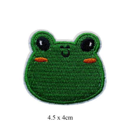 10x Frosch Bügelbilder – Süße Aufnäher für Kinder & Kleidung