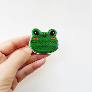 10x Frosch Bügelbilder – Süße Aufnäher für Kinder & Kleidung