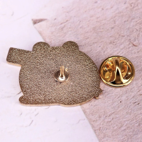 Aufnäher Kawaii Frosch mit Pistole – Süß & Rebellisch