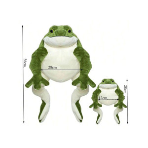 Realistisches Frosch Plüschtier zum Knuddeln | 28 & 58 cm