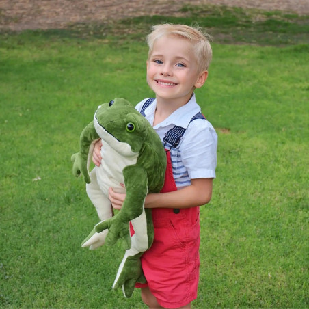 Realistisches Frosch Plüschtier zum Knuddeln | 28 & 58 cm