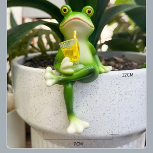 Froschfigur Entspannung – Chillige Deko für Garten & Innen