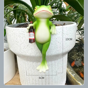 Froschfigur mit Bier – Lustige & originelle Feierabend-Deko