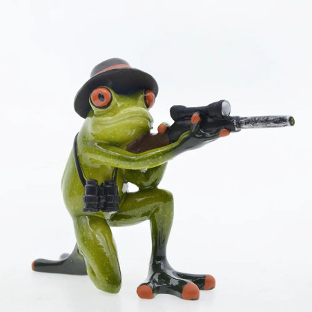 Frosch Figur 'Geheimagent' | Lustige & Originelle Deko