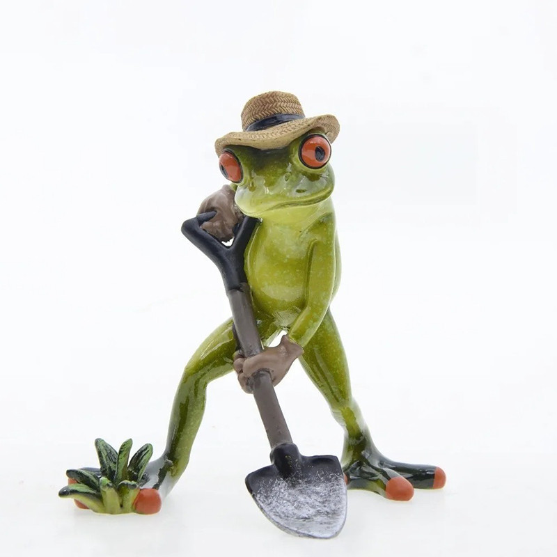 Froschfigur Gärtner – Lustige & Originelle Gartendeko