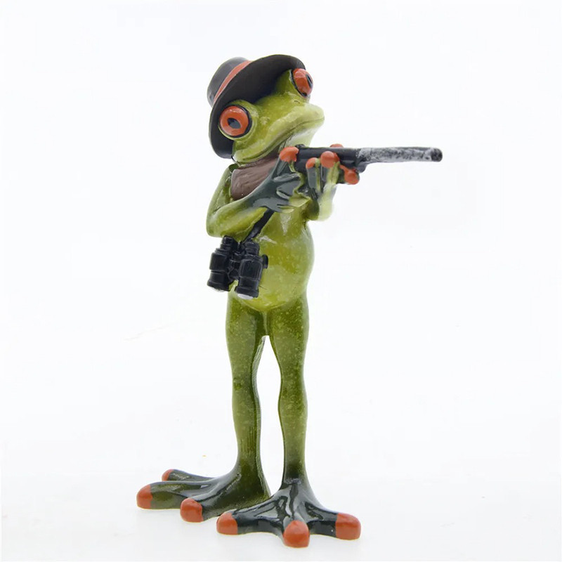 Froschfigur Späher – Naturdeko & Originelle Geschenkidee