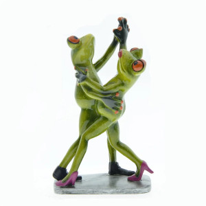 Tanzendes Froschpaar Figur – Romantische & Originelle Deko