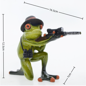 Frosch Figur 'Geheimagent' | Lustige & Originelle Deko