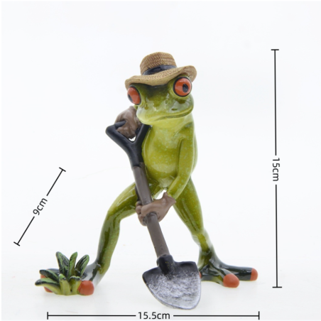 Froschfigur Gärtner – Lustige & Originelle Gartendeko
