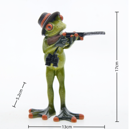 Froschfigur Späher – Naturdeko & Originelle Geschenkidee