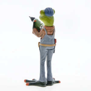 Froschfigur Handwerker – Lustige Deko für Werkstatt & Haus