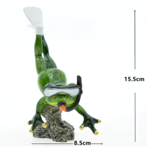 Taucher Frosch Figur – Lustiges & einzigartiges Deko-Duo