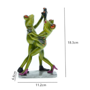 Tanzendes Froschpaar Figur – Romantische & Originelle Deko