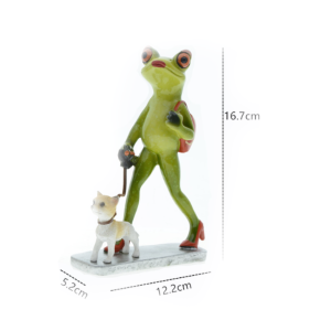 Froschfigur 'Eleganter Flaneur' | Lustige Deko Geschenkidee