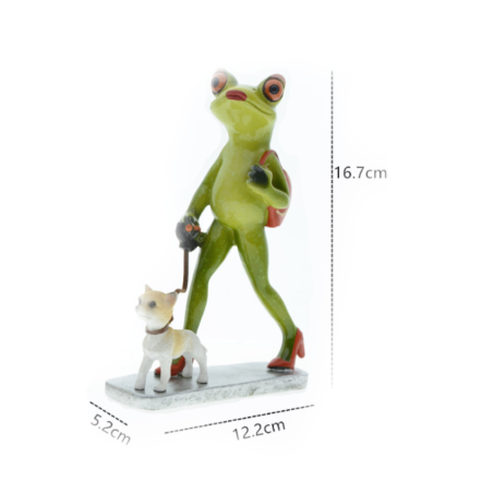 Froschfigur 'Eleganter Flaneur' | Lustige Deko Geschenkidee