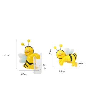 Lustige Bienenfiguren für Blumentöpfe – 2er-Set | Gartendeko