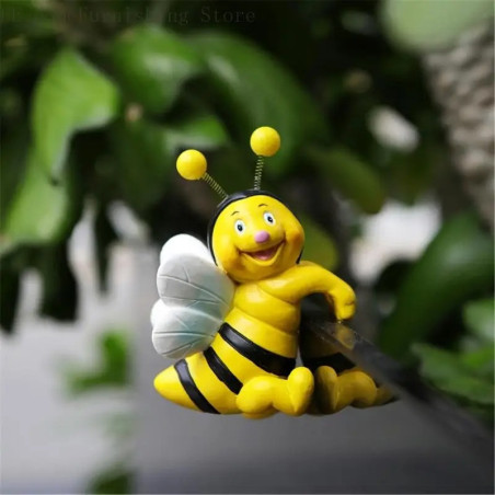 Lustige Bienenfiguren für Blumentöpfe – 2er-Set | Gartendeko