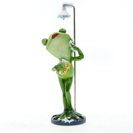 Froschfigur Dusch-Sängerin – Lustige Deko fürs Badezimmer