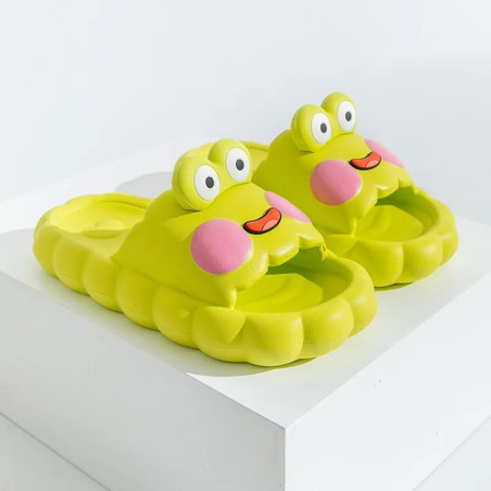 Wolken Frosch Hausschuhe – Ultra-Bequem & Süßer Kawaii-Look