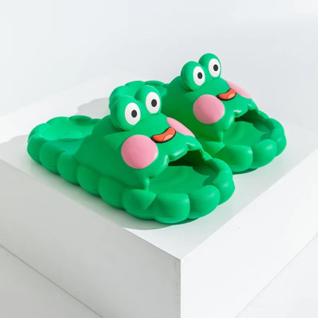 Wolken Frosch Hausschuhe – Ultra-Bequem & Süßer Kawaii-Look